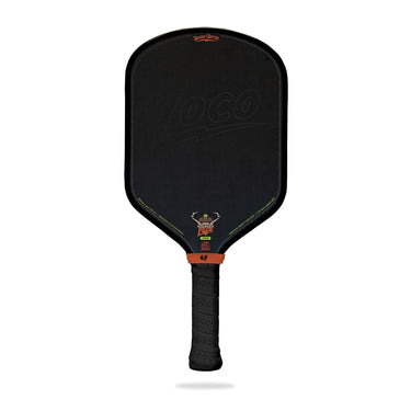 Bread & Butter The Loco Hybrid 16mm mit Dual-Density Foam Core und T700 Carbon Oberfläche. Vielseitiges All-Court Paddle mit Spin, Kontrolle und Power. Jetzt bei Pickleball Corner Schweiz kaufen.