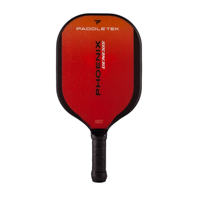 Frontansicht Paddletek Phoenix Genesis Composite Pickleball Paddle in der Farbe Wildfire