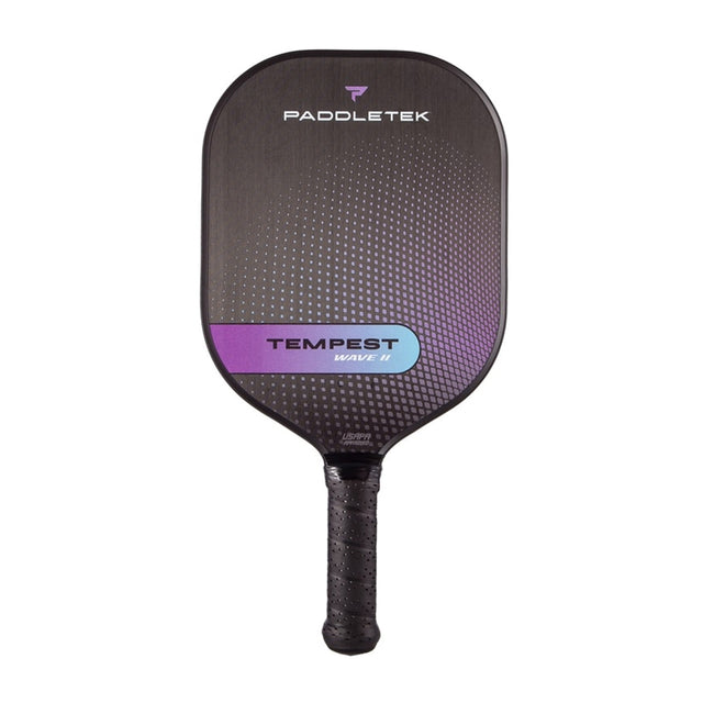 Frontansicht Paddletek Tempest Wave II Pickleball Paddle in der Farbe Aurora