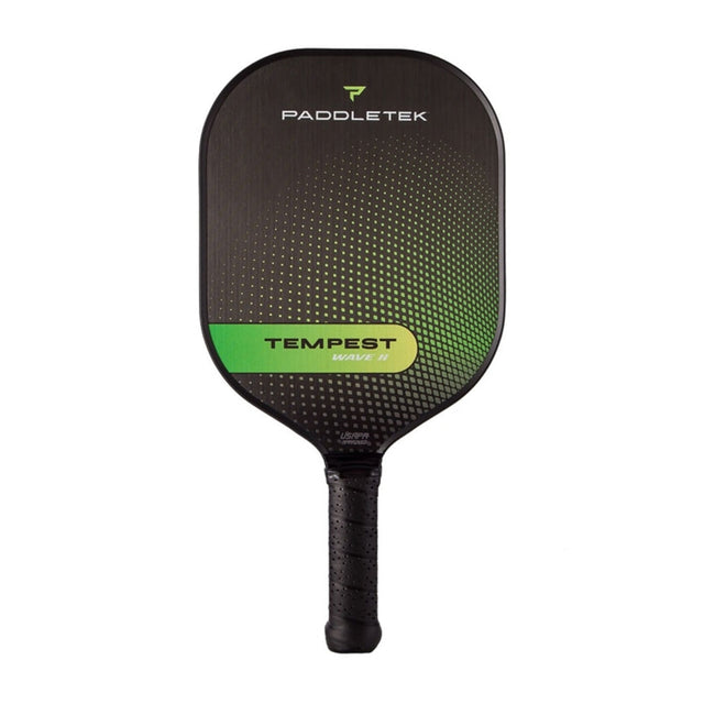 Frontansicht Paddletek Tempest Wave II Pickleball Paddle in der Farbe Barium