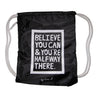 Gymbag BELIEVE YOU CAN & YOU'RE HALFWAY THERE - Pickleball Corner Schweiz - Gymbag