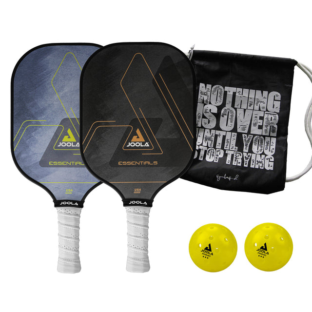 Joola Essentials Pickleball Bundle Mix - Gymbag Nothing is over until you stop trying