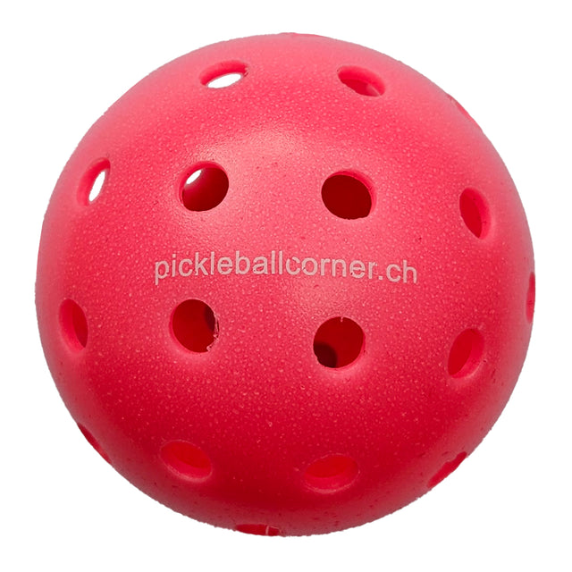 Pickleball Corner PC-1 Outdoor Pickleball Ball in Farbe Pink.