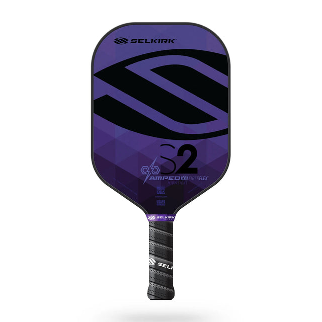 Amethyst Purple AMPED S2 X5 Paddle 2021 Edition. Angeboten in beiden Lightweight und Standard Gewicht Optionen. Abbildung Standard Version.