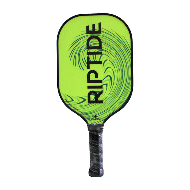 Das Diadem Riptide Pickleball Paddle ist entweder in den Farben Electric yellow oder Teal erhältlich.