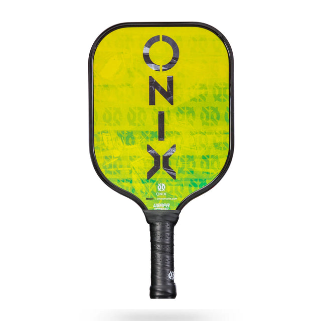 ONIX React Graphit Paddle, leichtes Paddle für schnelle Reaktion am Netz. Wählen Sie zwischen schwarz und grün.